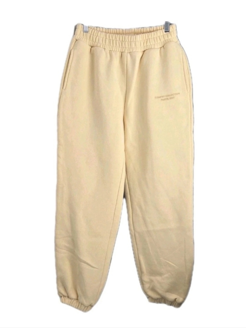 Comfrt Pastel Yellow Sweatpants Women's Size M Loungewear Basics